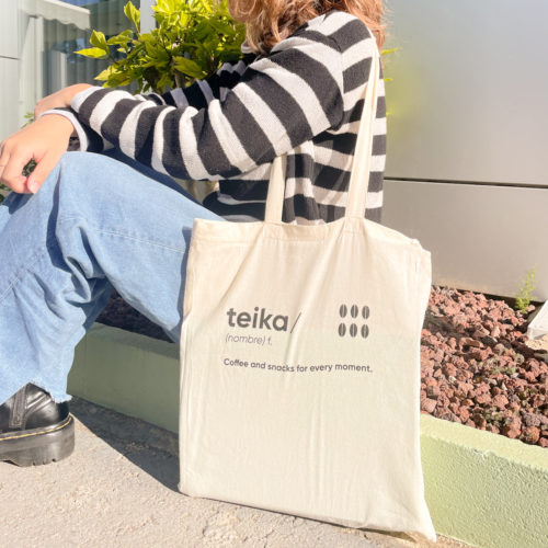 bolsa de tela sostenible teika vending