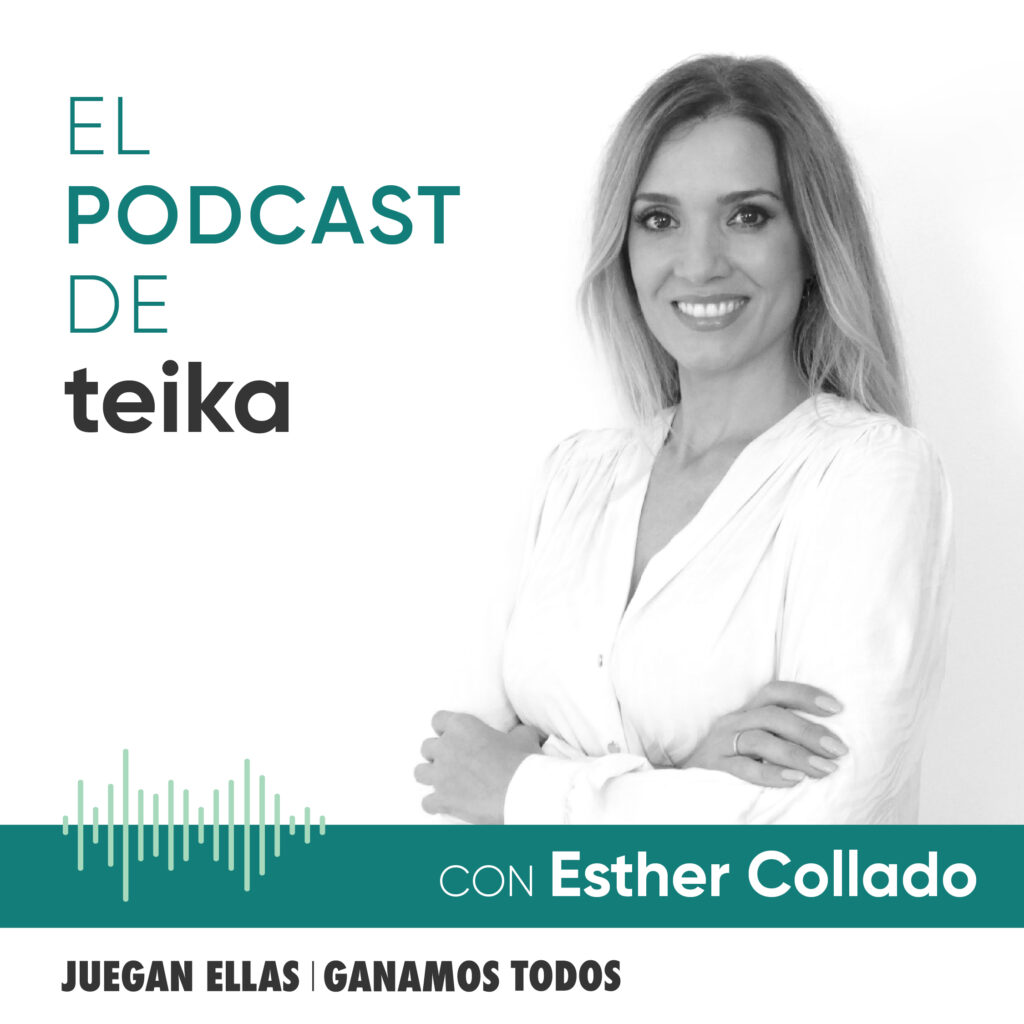 esther collado locutora de el podcast de teika