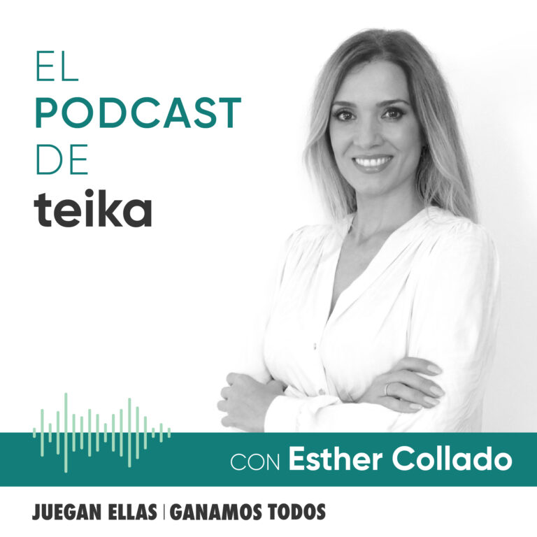 esther collado locutora de el podcast de teika