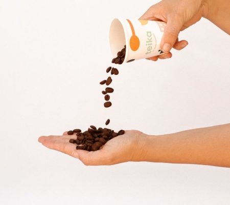 Café en grano de calidad en el interior de nuestras máquinas de vending Teika